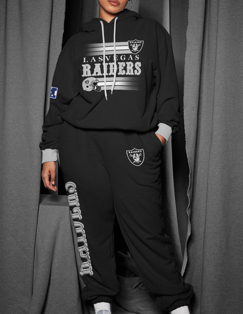 Las Vegas Raiders 3D Printed Pullover Hoodie And Sweatpant 2pcs Tracksuits
