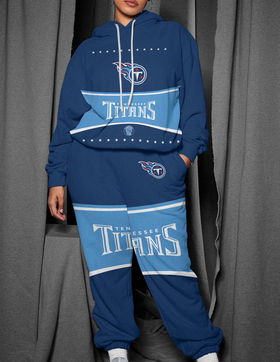 Tennessee Titans 3D Printed Pullover Hoodie And Sweatpant 2pcs Tracksuits
