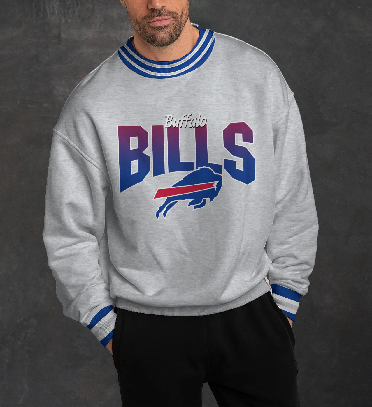 Buffalo Bills 3D Limited Edition Crew Neck sweatshirt