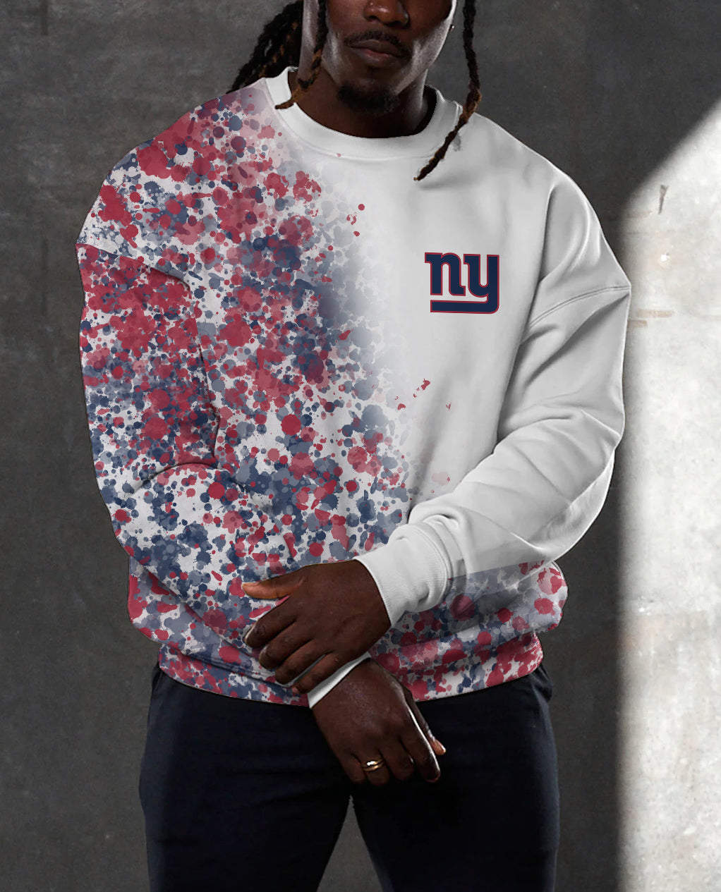 New York Giants 3D Limited Edition Crew Neck sweatshirt