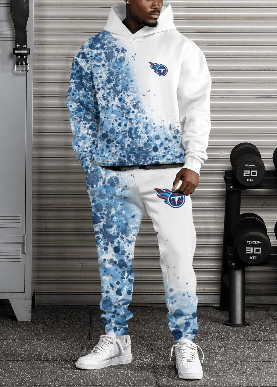 Tennessee Titans 3D Printed Pullover Hoodie And Sweatpant 2pcs Tracksuits