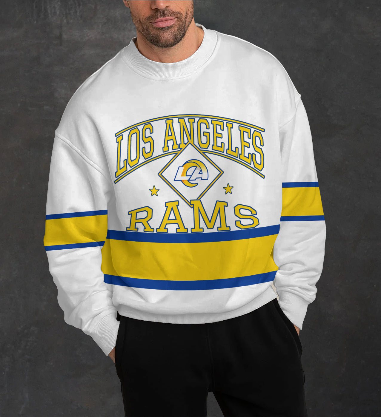 Los Angeles Rams 3D Limited Edition Crew Neck sweatshirt