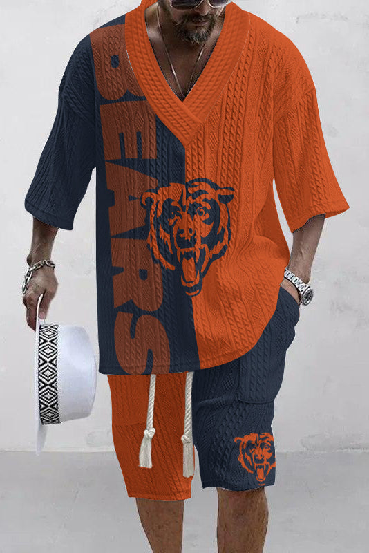 Chicago Bears Limited Edition Top And Shorts Two-Piece Suits
