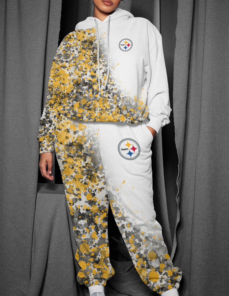 Pittsburgh Steelers 3D Printed Pullover Hoodie And Sweatpant 2pcs Tracksuits