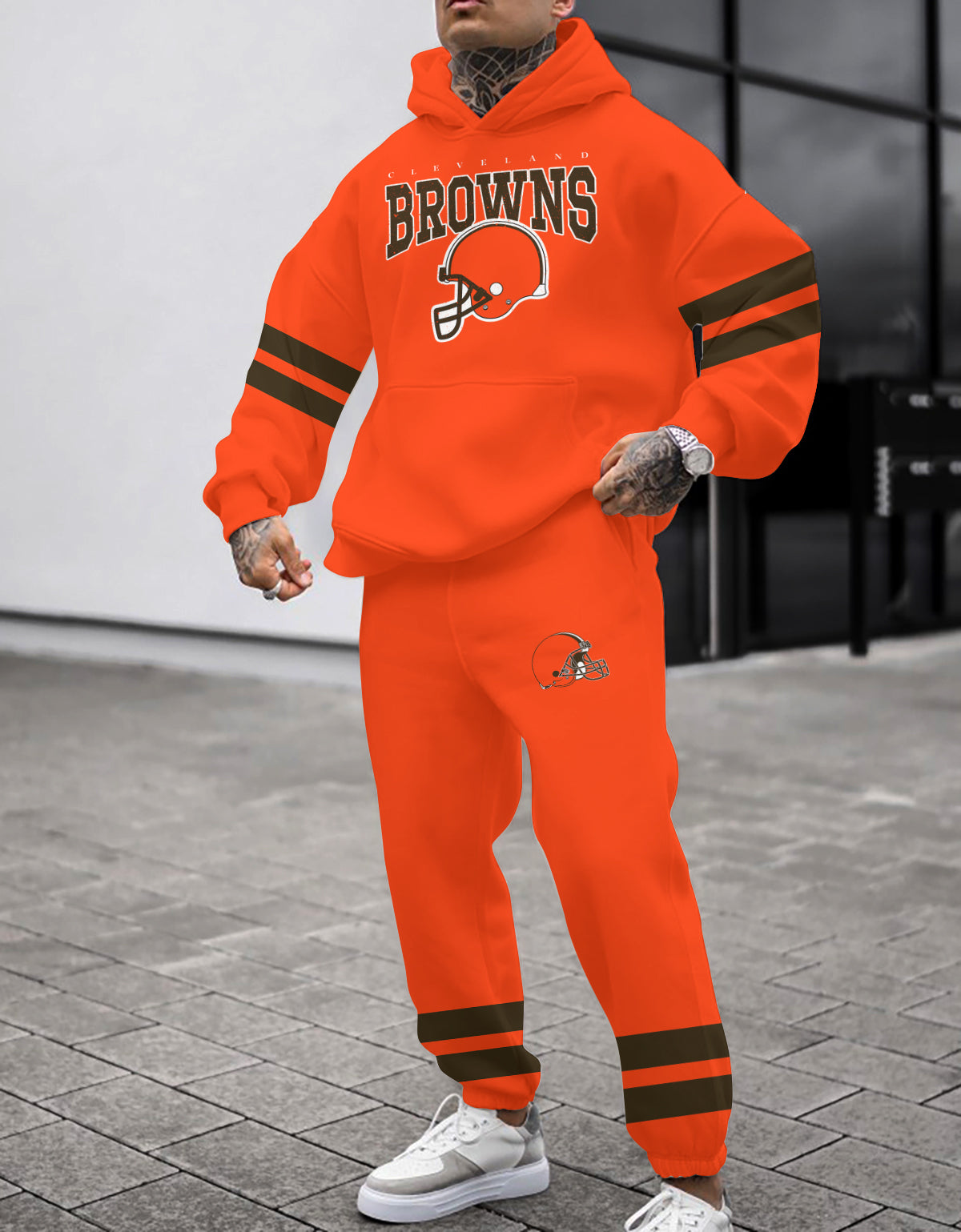 Cleveland Browns 3D Printed Pullover Hoodie And Sweatpant 2pcs Tracksuits
