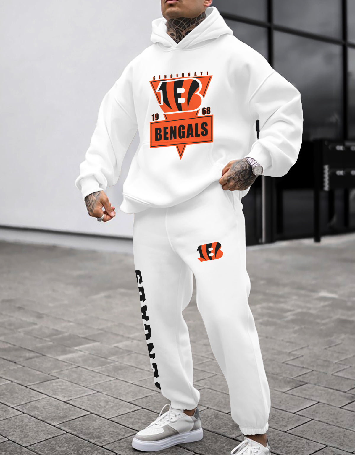 Cincinnati Bengals 3D Printed Pullover Hoodie And Sweatpant 2pcs Tracksuits