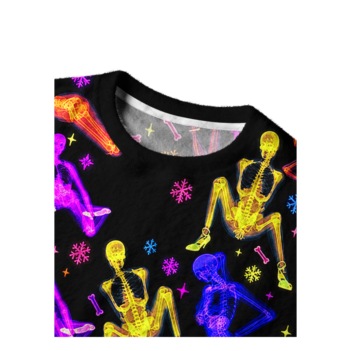 GLOW SKELETON KNIT SWEATSHIRT — image 3