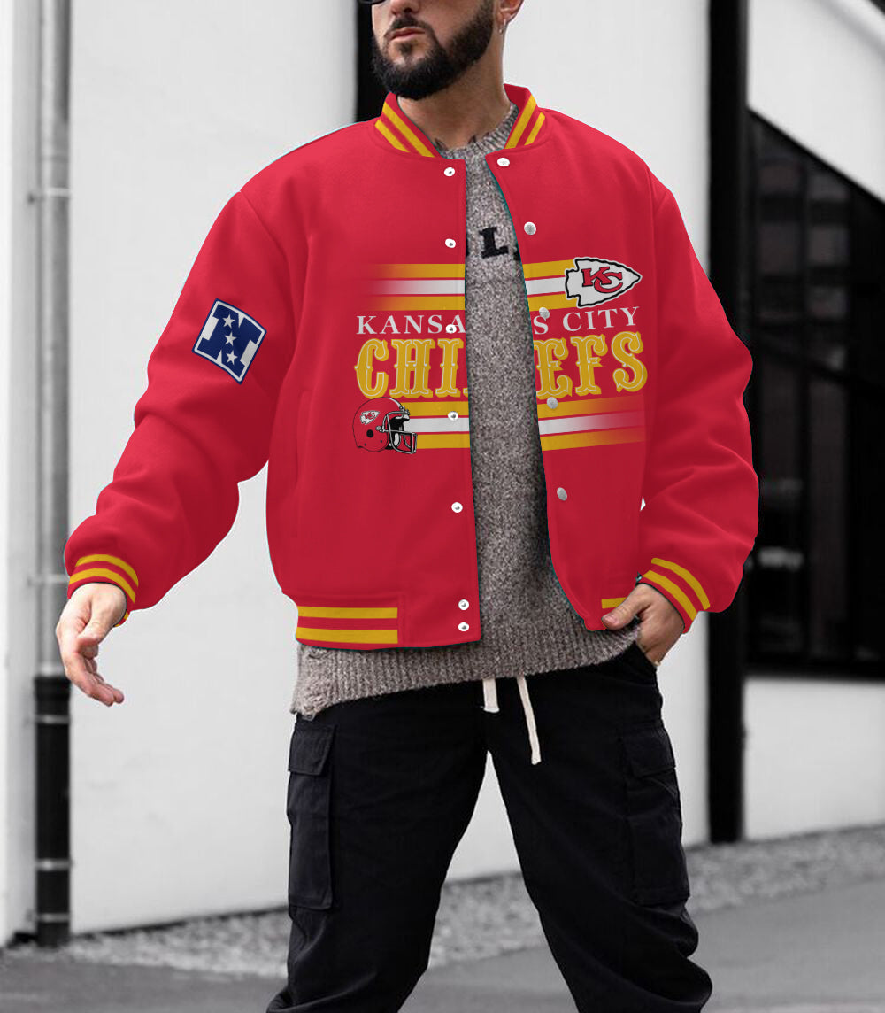 Kansas City Chiefs Men's Limited Edition Full-Snap Casual Jacket