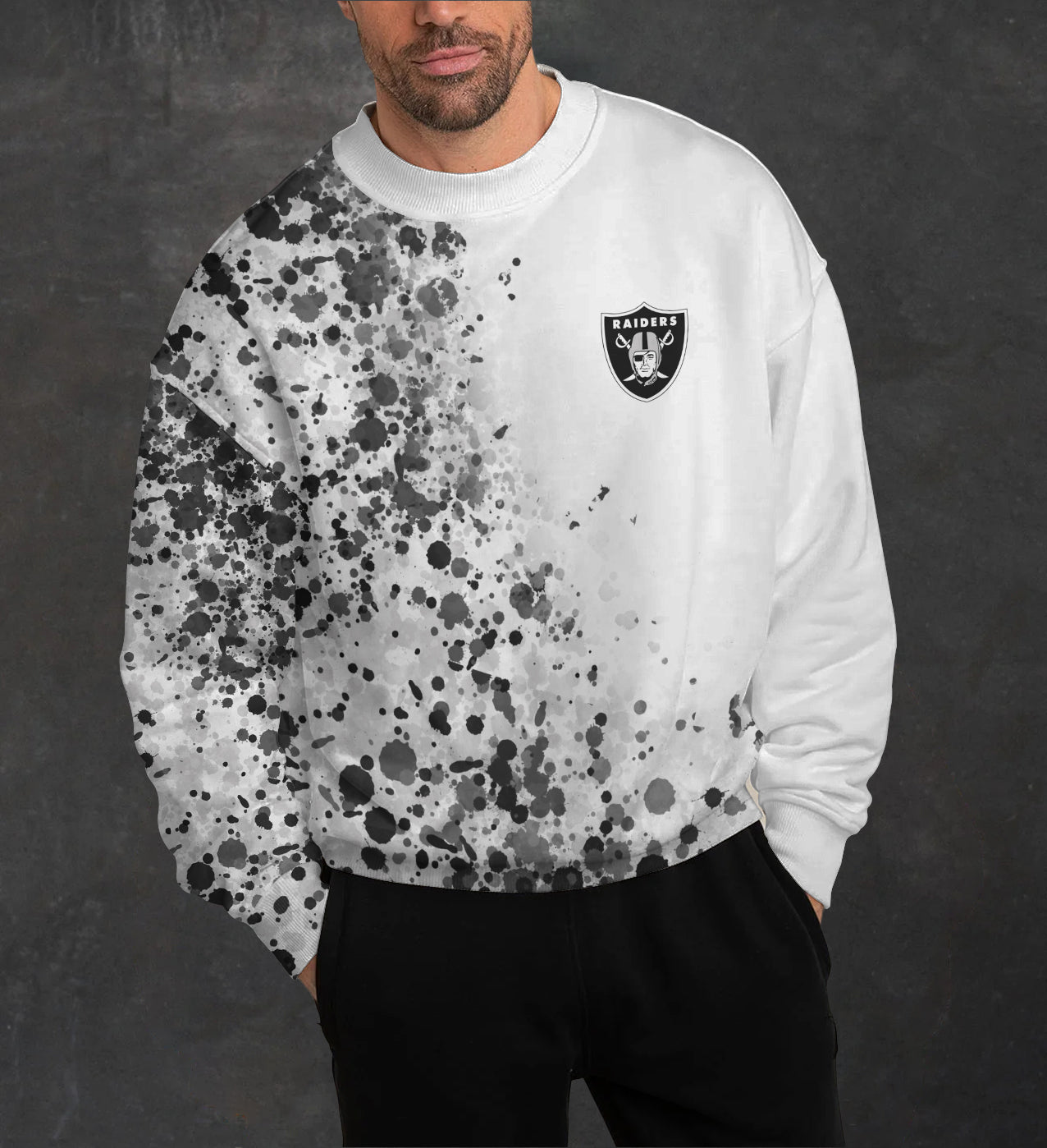 Las Vegas Raiders 3D Limited Edition Crew Neck sweatshirt