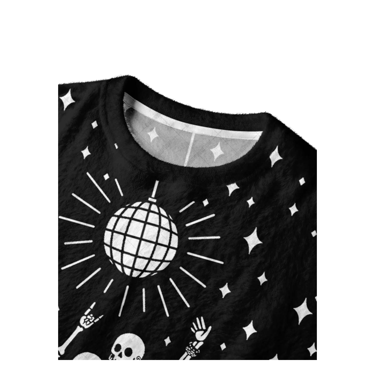 DISCO SKELETON KNIT SWEATSHIRT — image 3