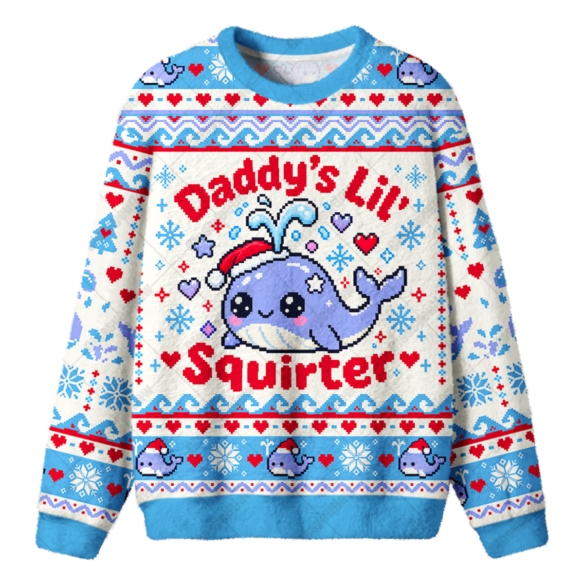 DADDY'S LIL' SQUIRTER UGLY CHRISTMAS SWEATSHIRT — image 1