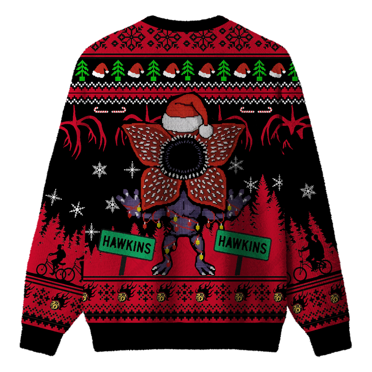 CHRISTMAS DEMOGORGON UGLY CHRISTMAS SWEATSHIRT — image 2