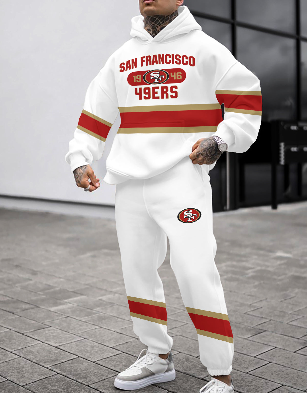 San Francisco 49ers 3D Printed Pullover Hoodie And Sweatpant 2pcs Tracksuits