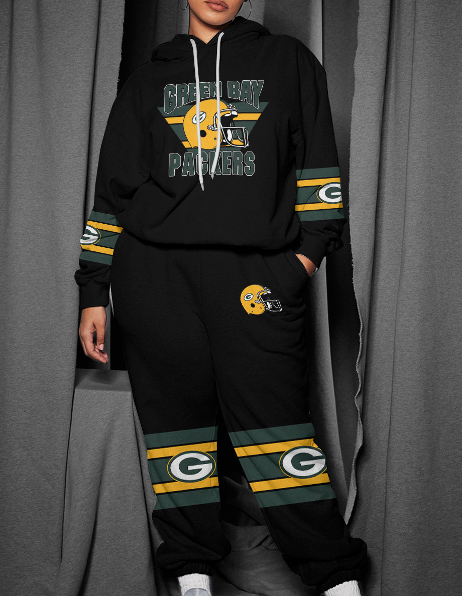 Green Bay Packers 3D Printed Pullover Hoodie And Sweatpant 2pcs Tracksuits
