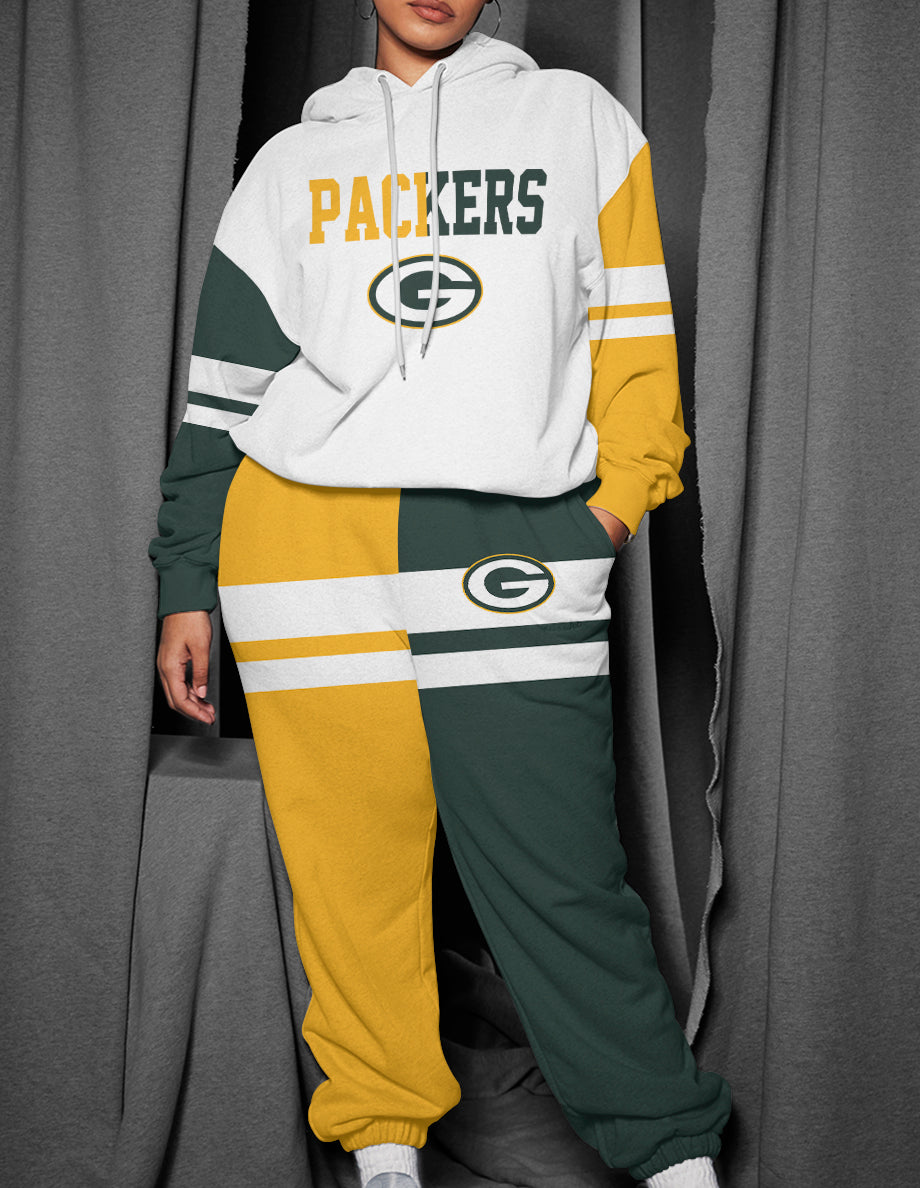 Green Bay Packers 3D Printed Pullover Hoodie And Sweatpant 2pcs Tracksuits