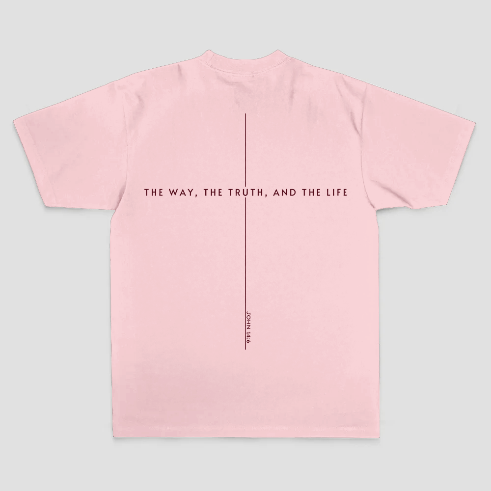 The Way The Truth And The Life Printed Men's T-shirt