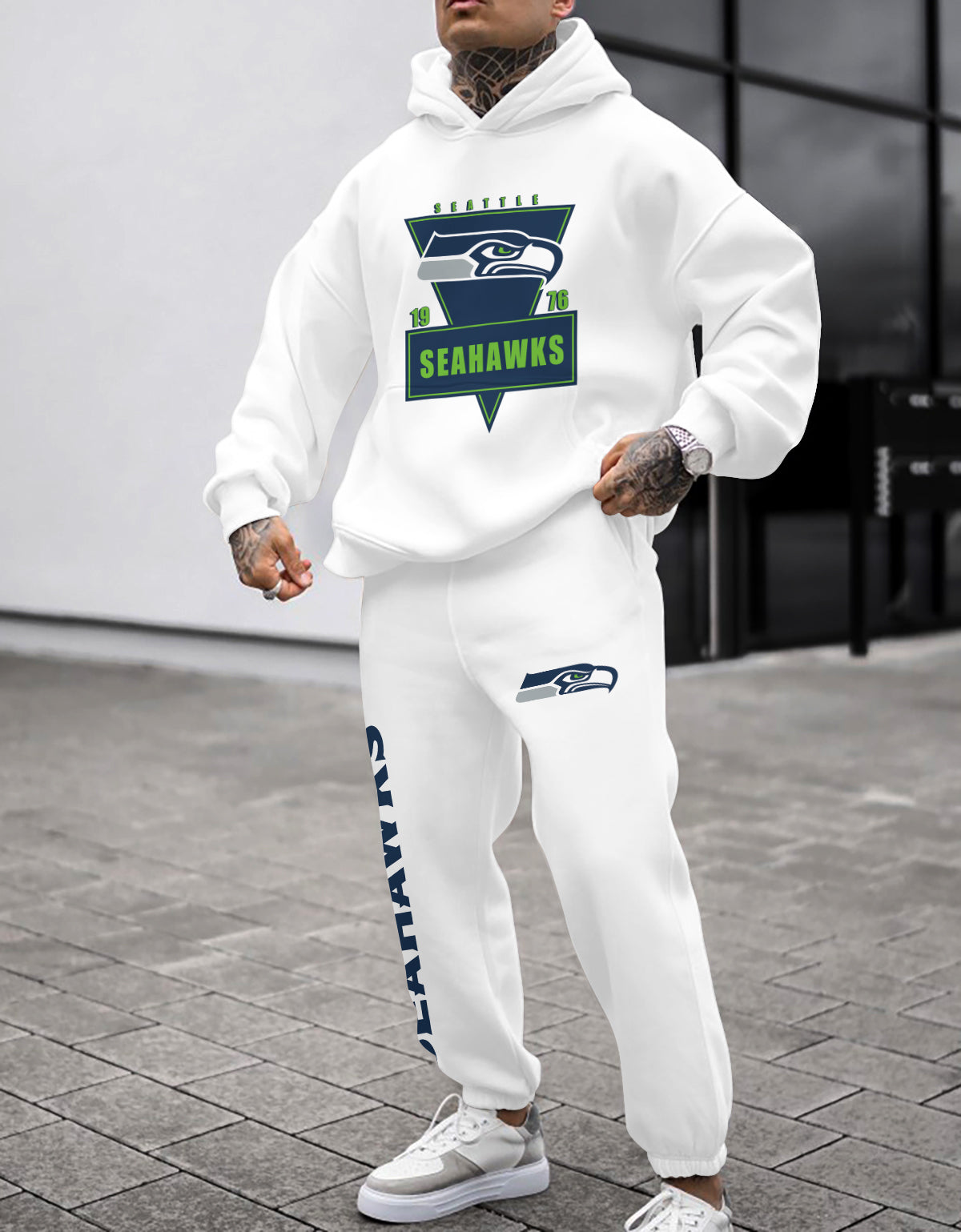 Seattle Seahawks 3D Printed Pullover Hoodie And Sweatpant 2pcs Tracksuits