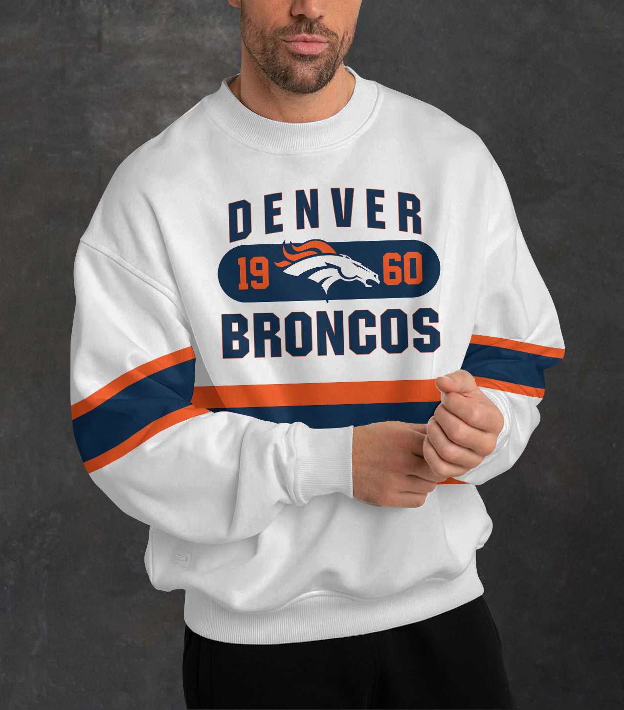 Denver Broncos 3D Limited Edition Crew Neck sweatshirt