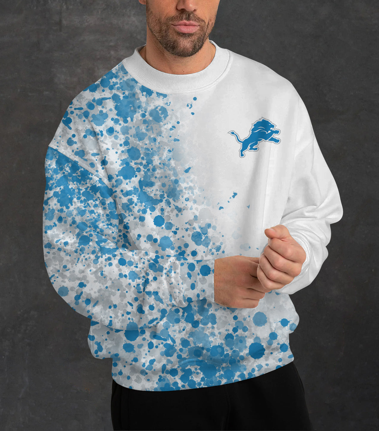 Detroit Lions 3D Limited Edition Crew Neck sweatshirt