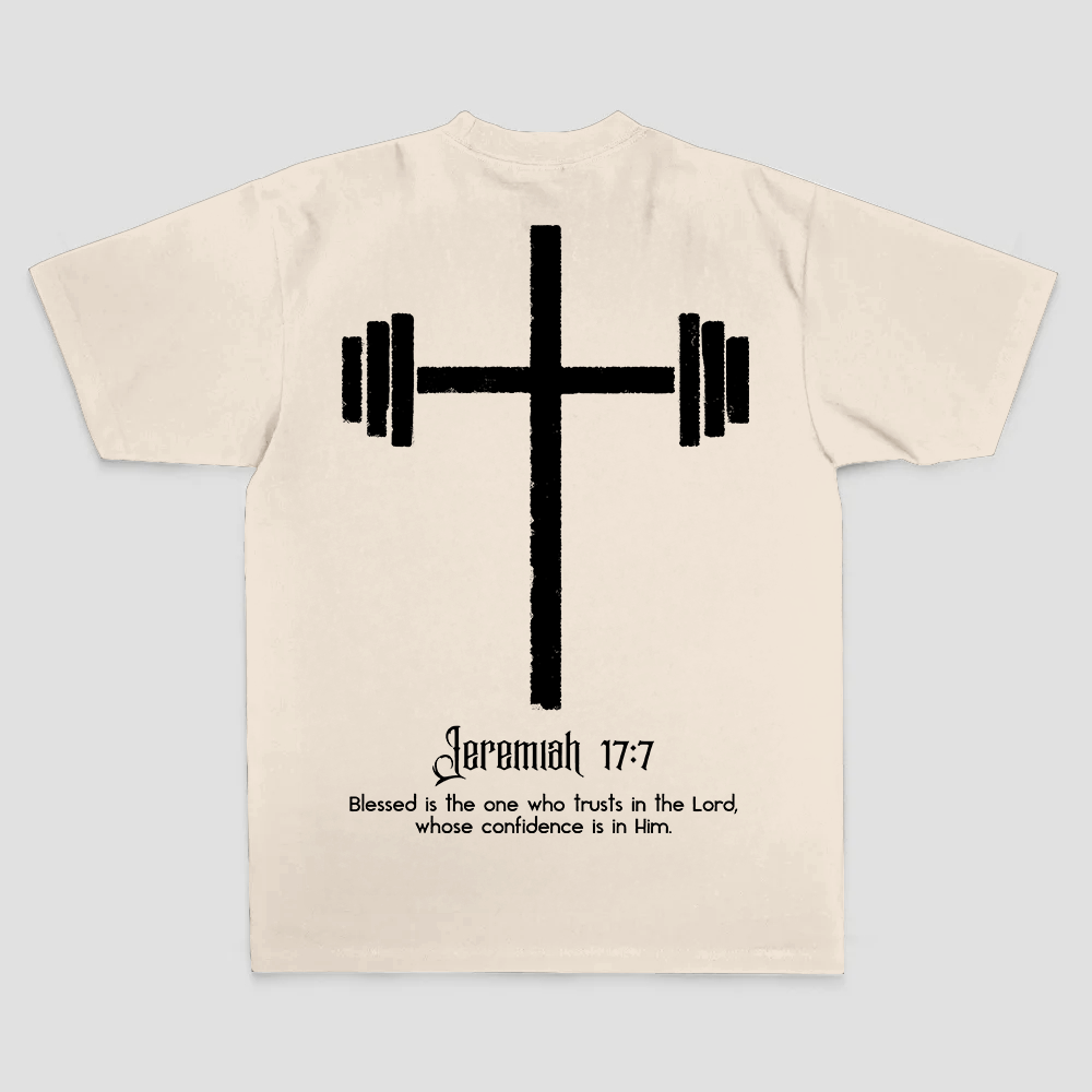 Jeremiah 17:7 Blessed Is The One Who Trusts In The Lord Printed Men's T-shirt