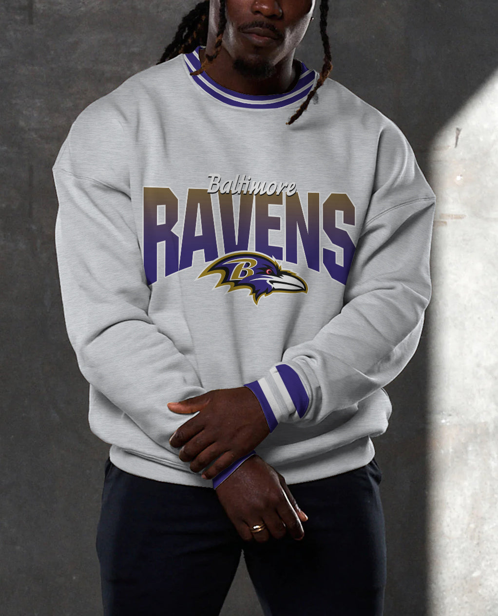 Baltimore Ravens 3D Limited Edition Crew Neck sweatshirt