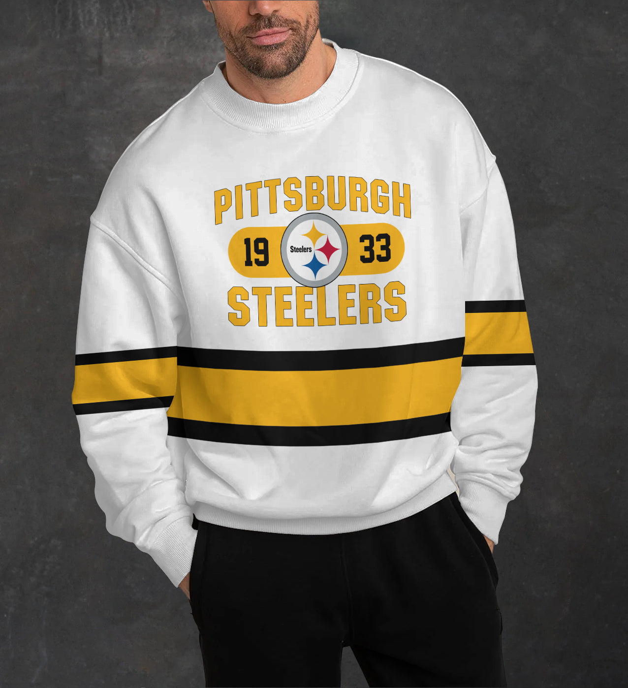 Pittsburgh Steelers 3D Limited Edition Crew Neck sweatshirt