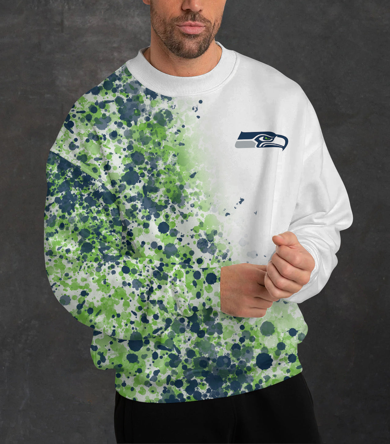 Seattle Seahawks 3D Limited Edition Crew Neck sweatshirt