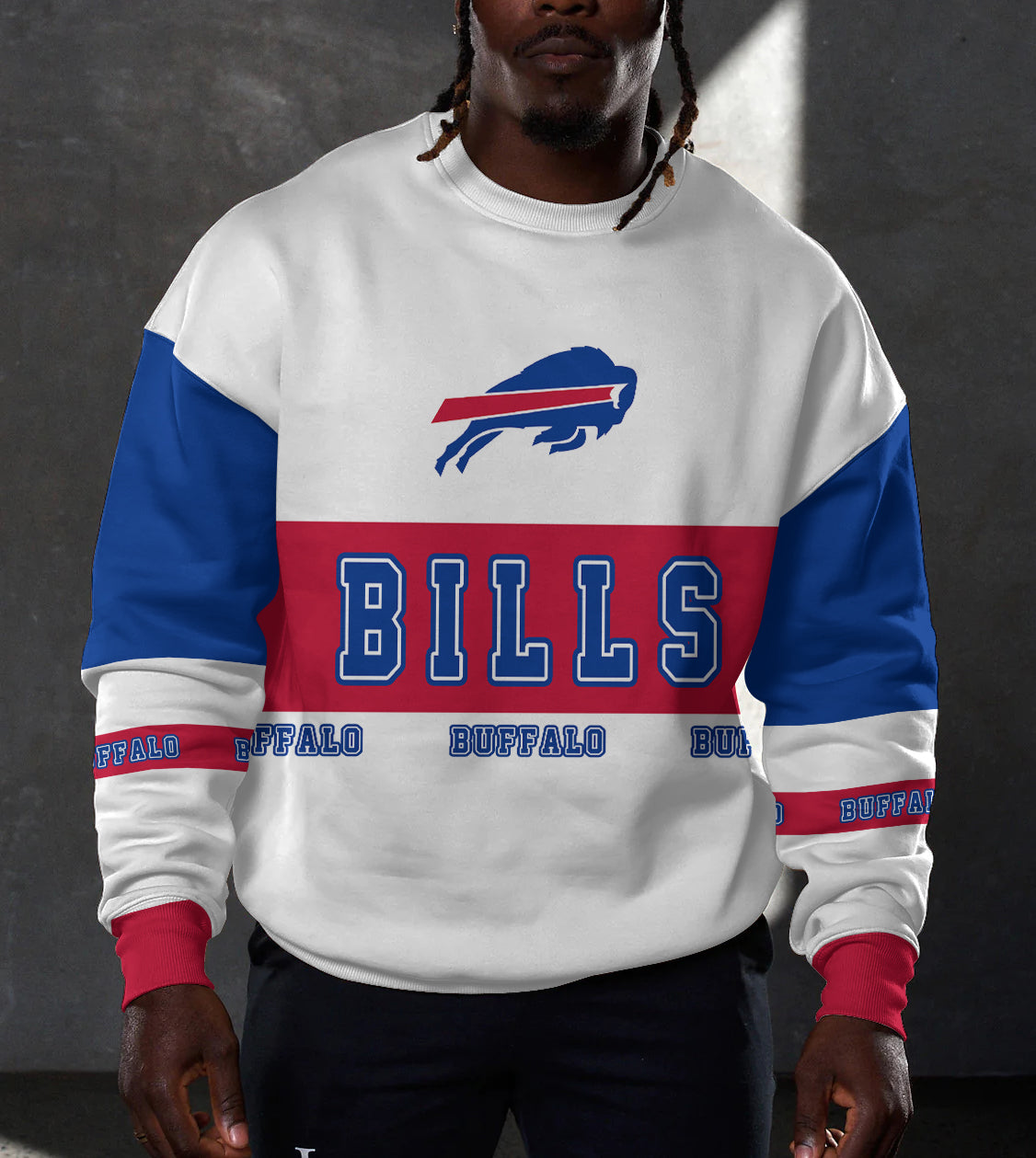 Buffalo Bills 3D Limited Edition Crew Neck sweatshirt