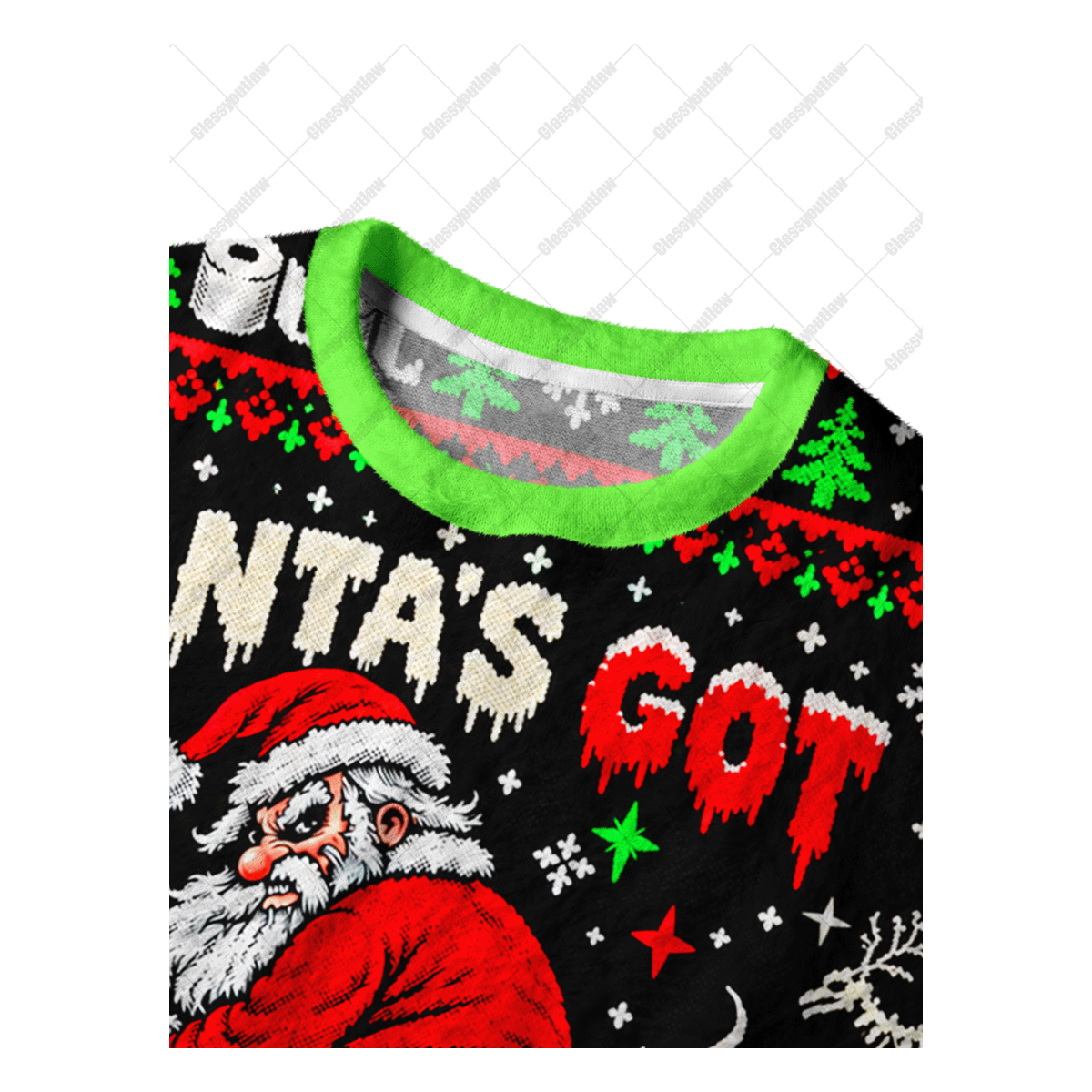 SANTA DELIVERY UGLY CHRISTMAS SWEATSHIRT — image 3