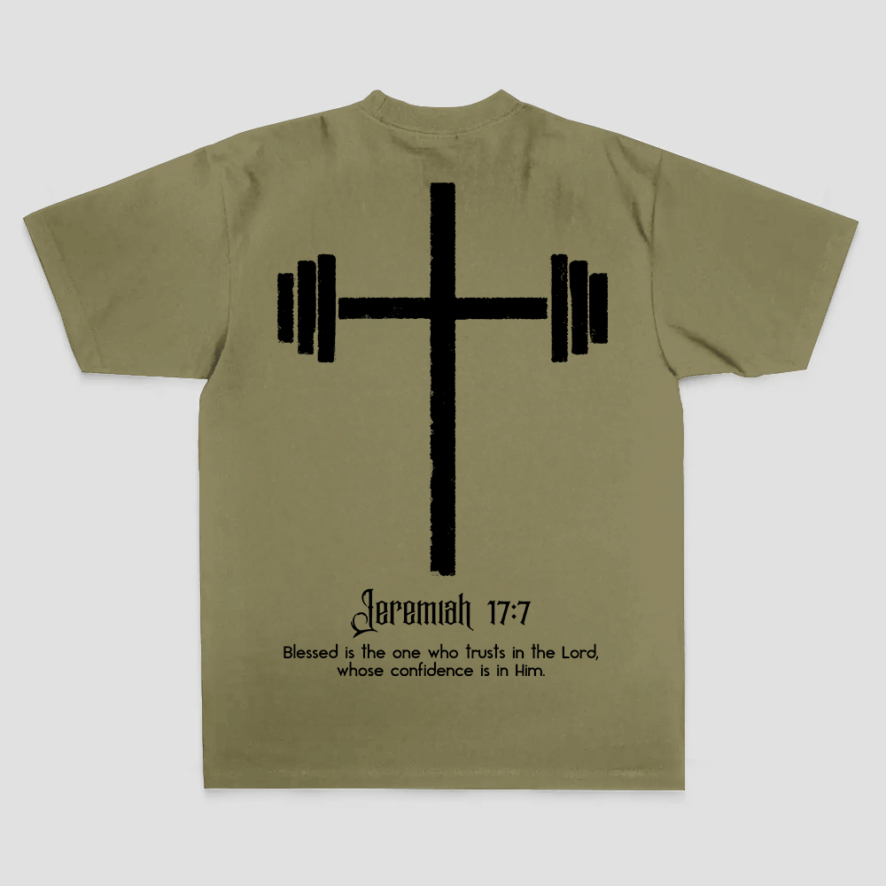 Jeremiah 17:7 Blessed Is The One Who Trusts In The Lord Printed Men's T-shirt