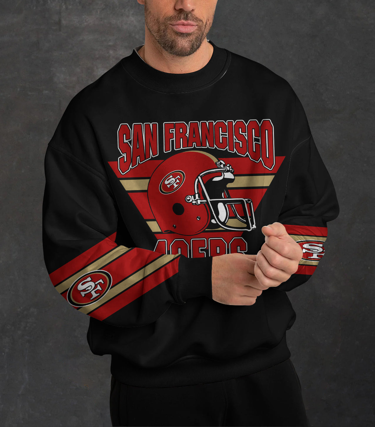 San Francisco 49ers 3D Limited Edition Crew Neck sweatshirt