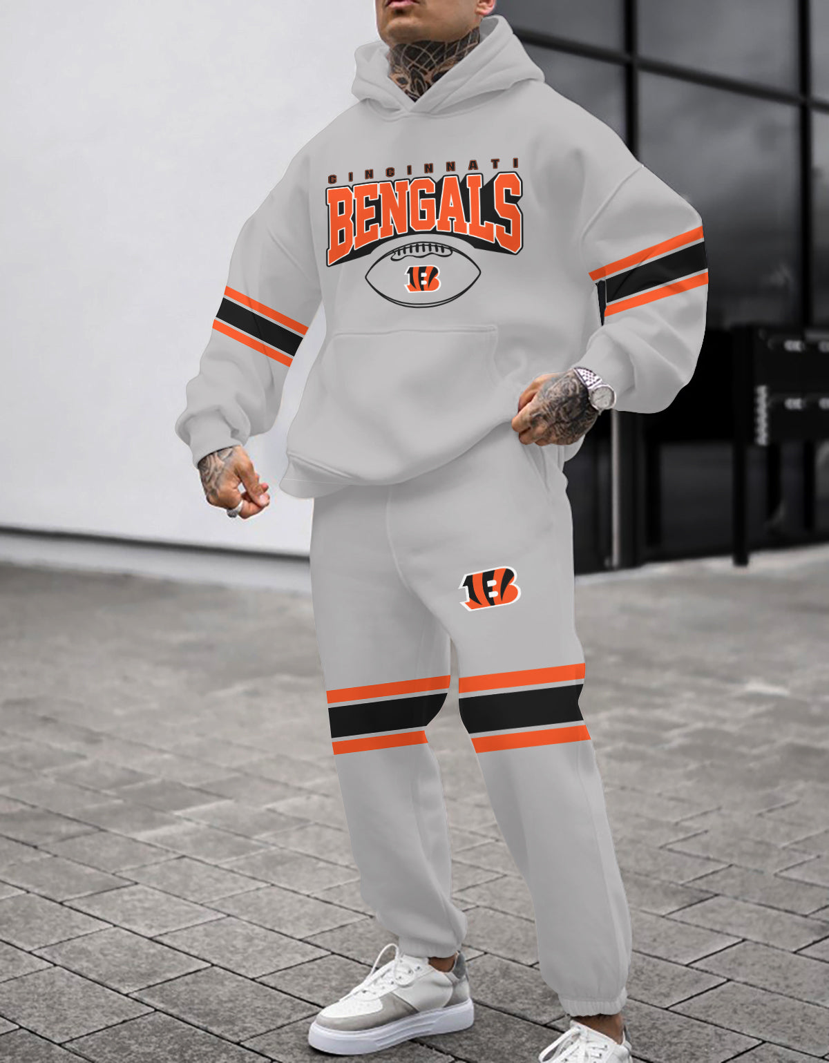 Cincinnati Bengals 3D Printed Pullover Hoodie And Sweatpant 2pcs Tracksuits