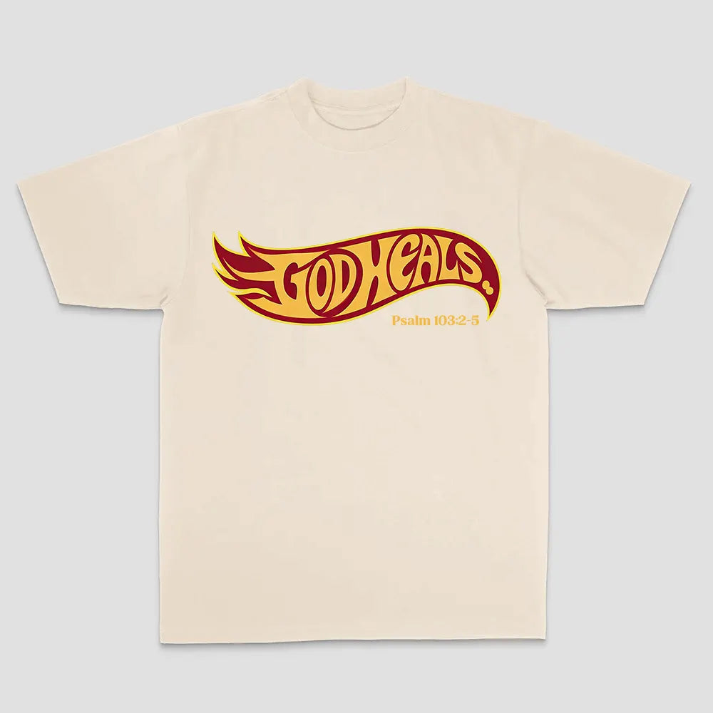 God Heals Psalm 103:2-5 Printed Men's T-shirt