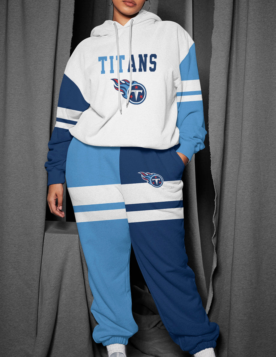 Tennessee Titans 3D Printed Pullover Hoodie And Sweatpant 2pcs Tracksuits