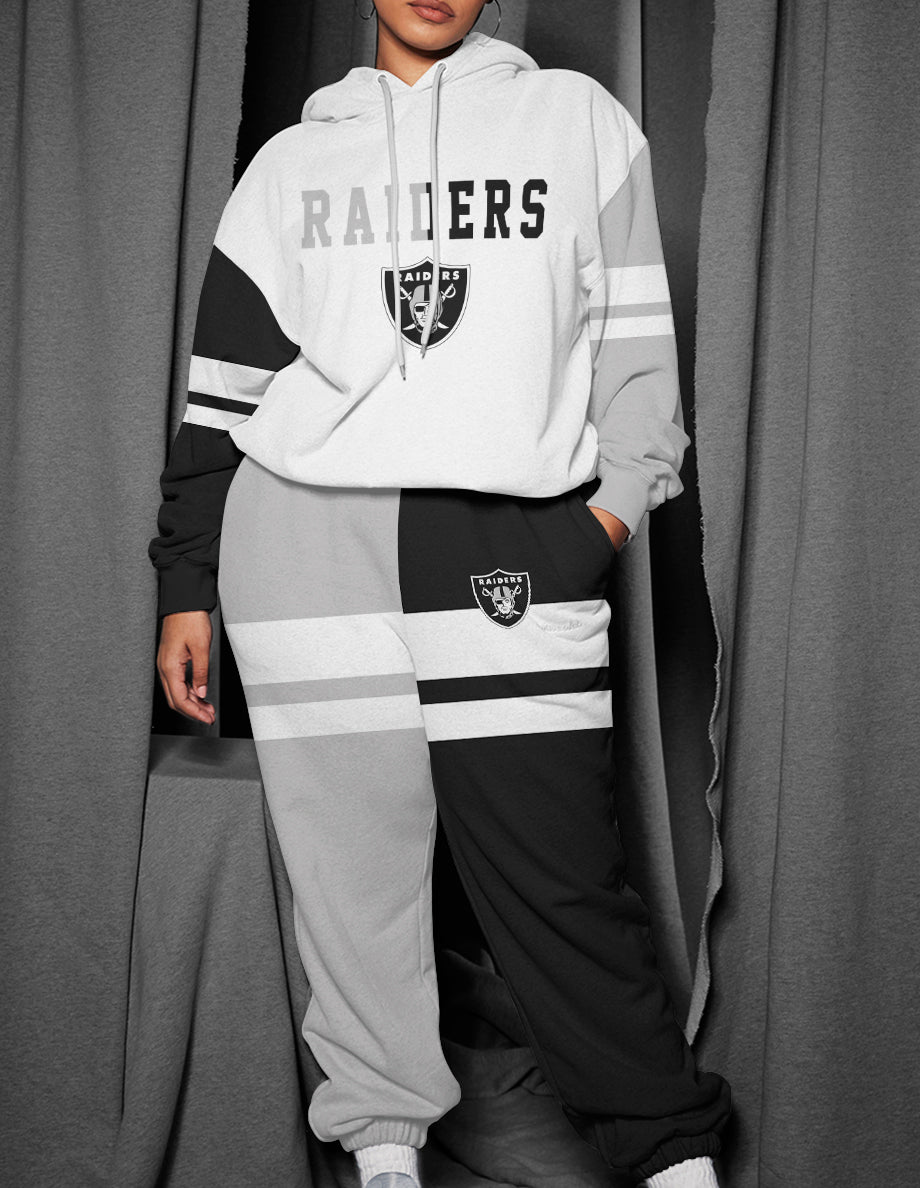 Las Vegas Raiders 3D Printed Pullover Hoodie And Sweatpant 2pcs Tracksuits