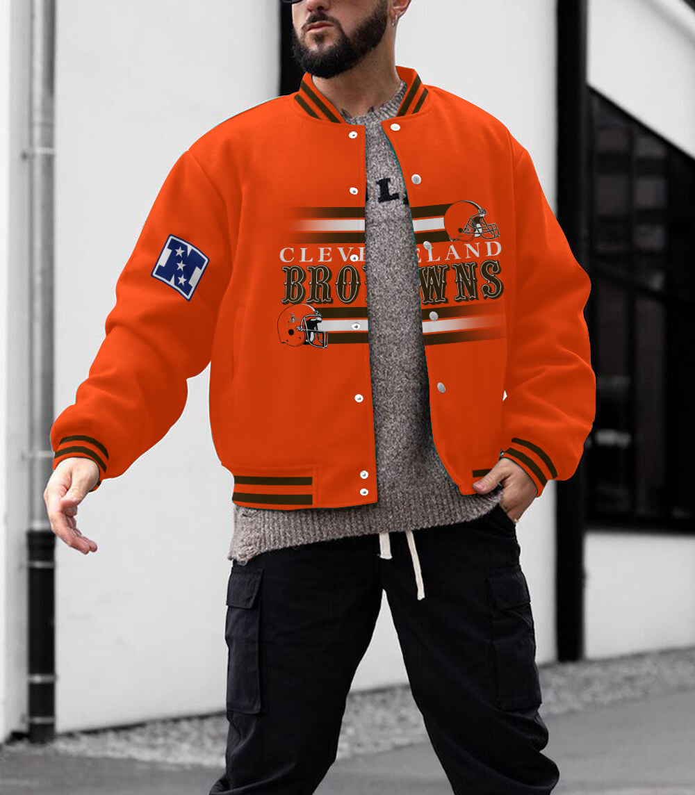 Cleveland Browns Men's Limited Edition Full-Snap Casual Jacket