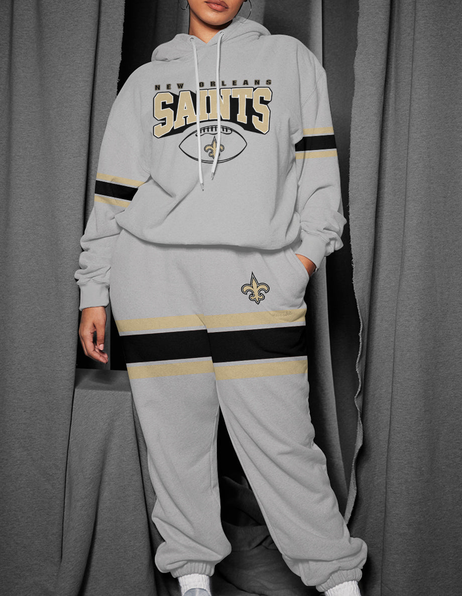 New Orleans Saints 3D Printed Pullover Hoodie And Sweatpant 2pcs Tracksuits