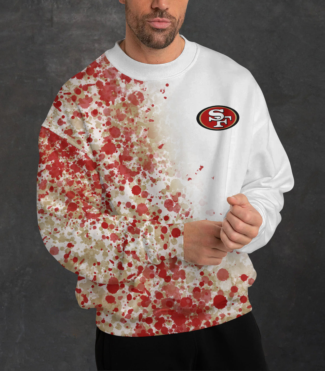 San Francisco 49ers 3D Limited Edition Crew Neck sweatshirt
