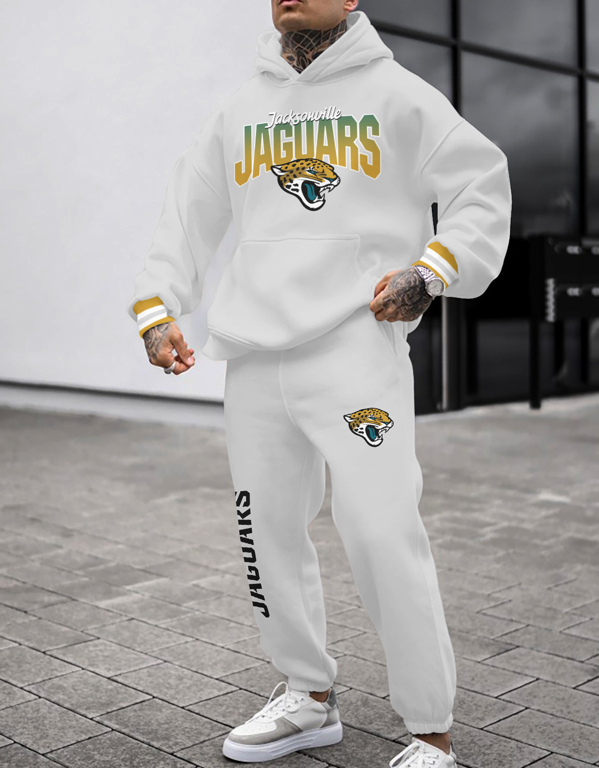 Jacksonville Jaguars 3D Printed Pullover Hoodie And Sweatpant 2pcs Tracksuits
