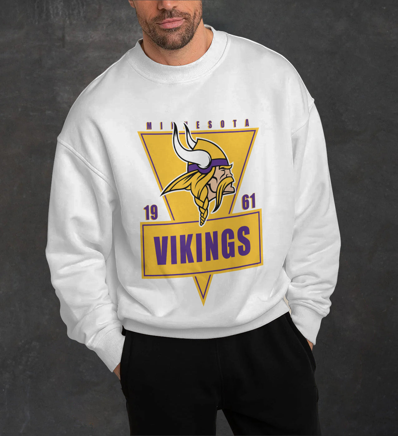 Minnesota Vikings 3D Limited Edition Crew Neck sweatshirt