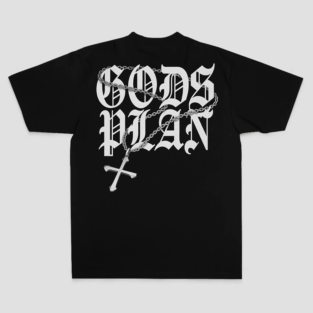 God's Plan Printed Men's T-shirt