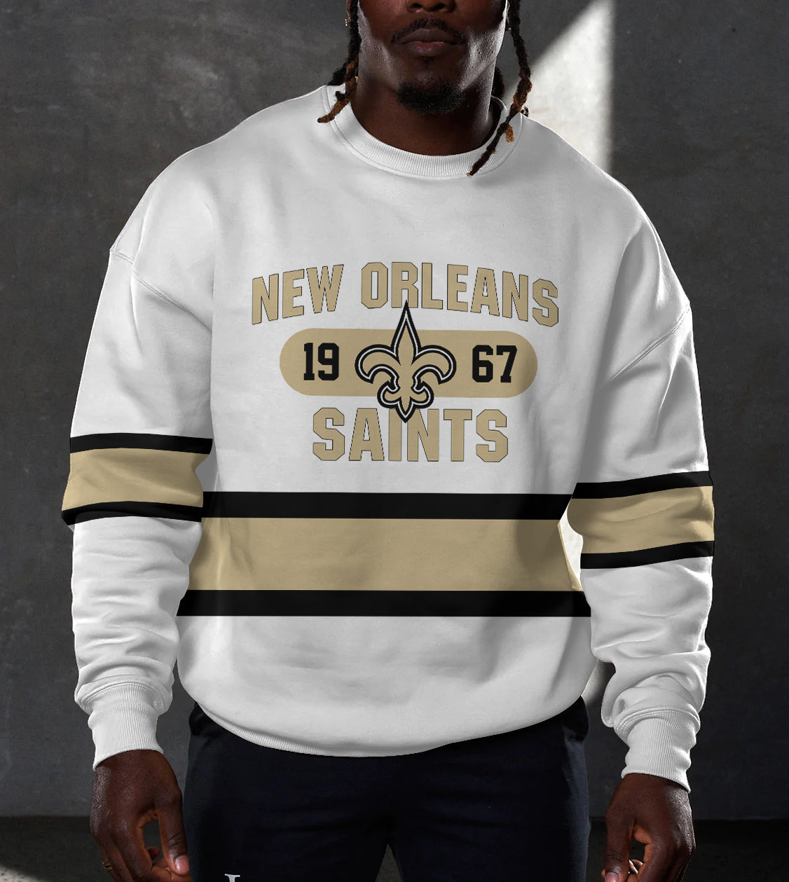 New Orleans Saints 3D Limited Edition Crew Neck sweatshirt