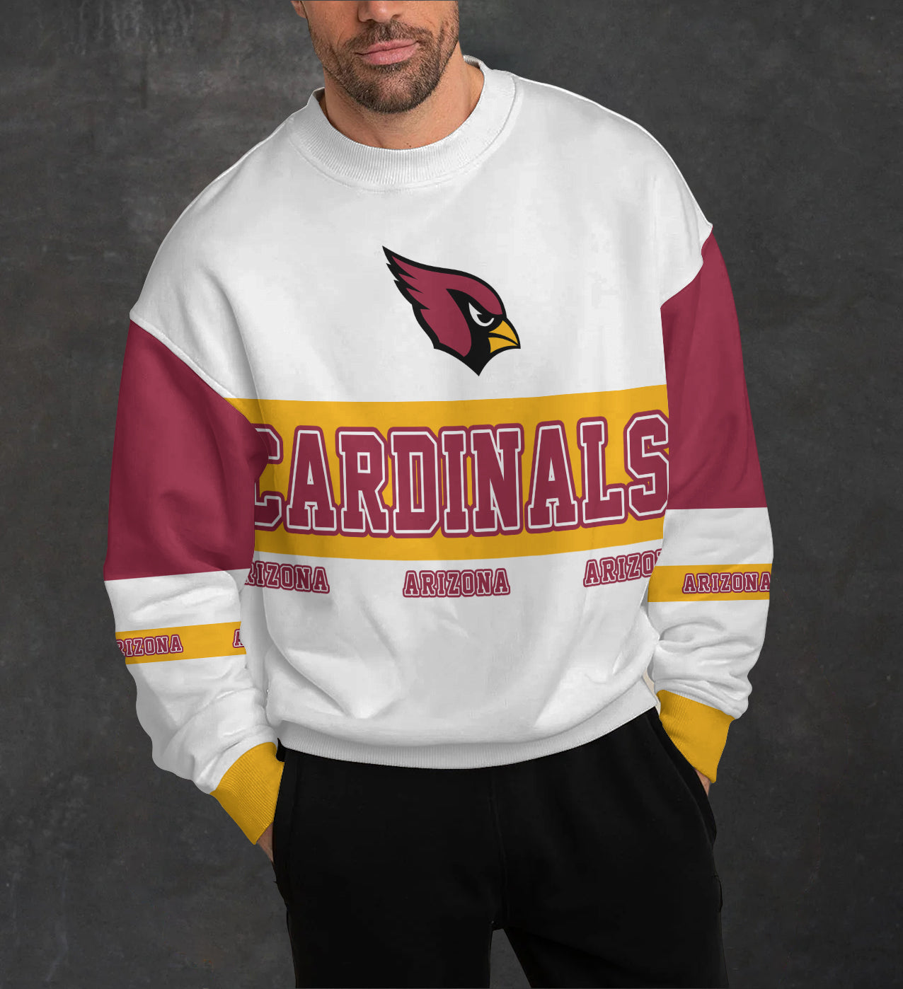 Arizona Cardinals 3D Limited Edition Crew Neck sweatshirt
