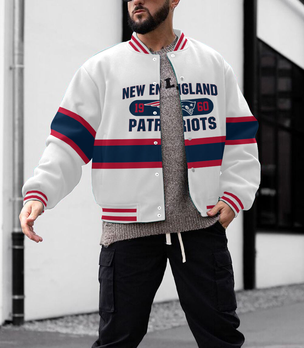 New England Patriots  Men's Limited Edition Full-Snap Casual Jacket