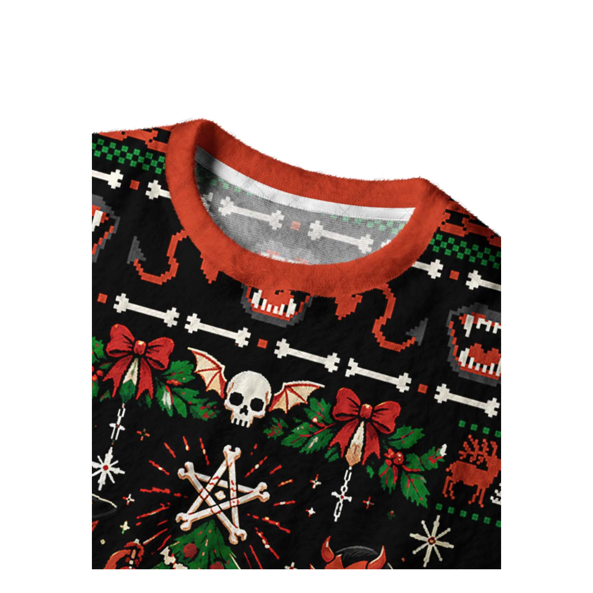 DEVIL YULE UGLY CHRISTMAS SWEATSHIRT — image 3