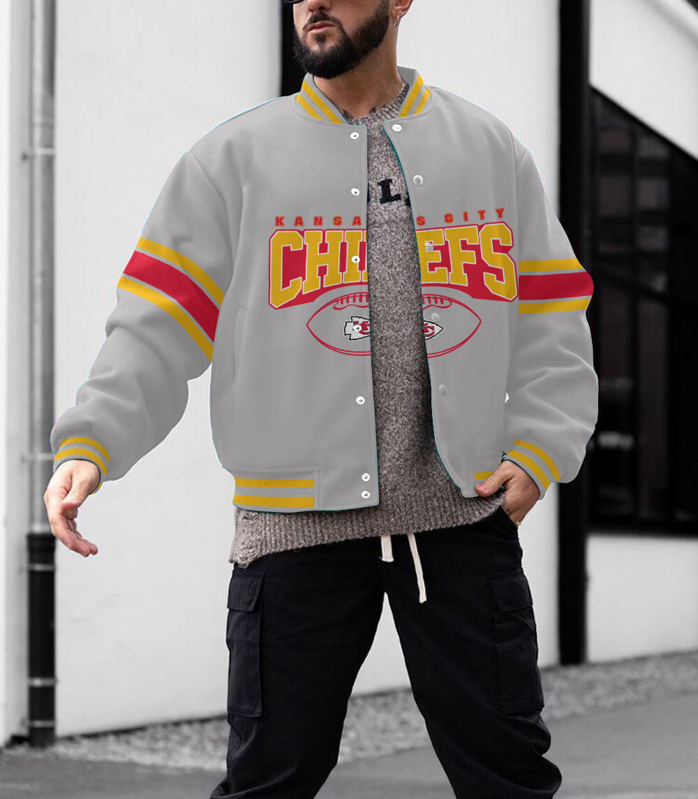 Kansas City Chiefs Men's Limited Edition Full-Snap Casual Jacket