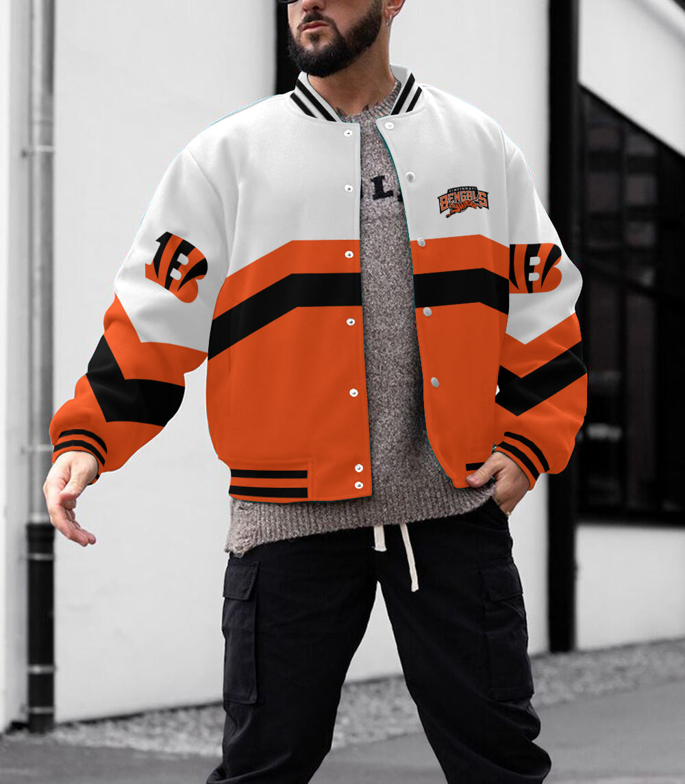 Cincinnati Bengals Men's Limited Edition Full-Snap Casual Jacket