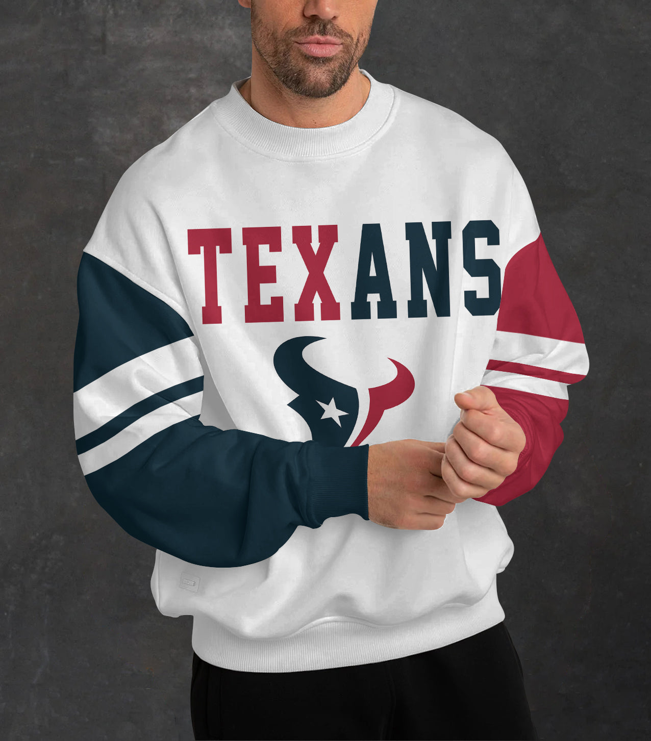 Houston Texans 3D Limited Edition Crew Neck sweatshirt