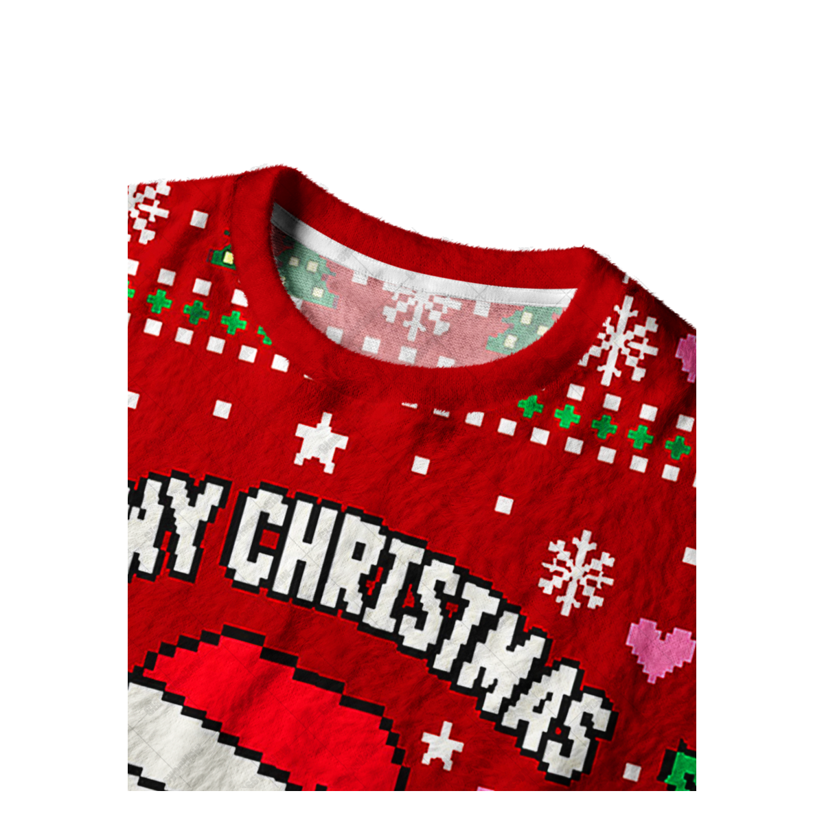 MEOWY FLUFFER CAT UGLY CHRISTMAS SWEATSHIRT — image 3