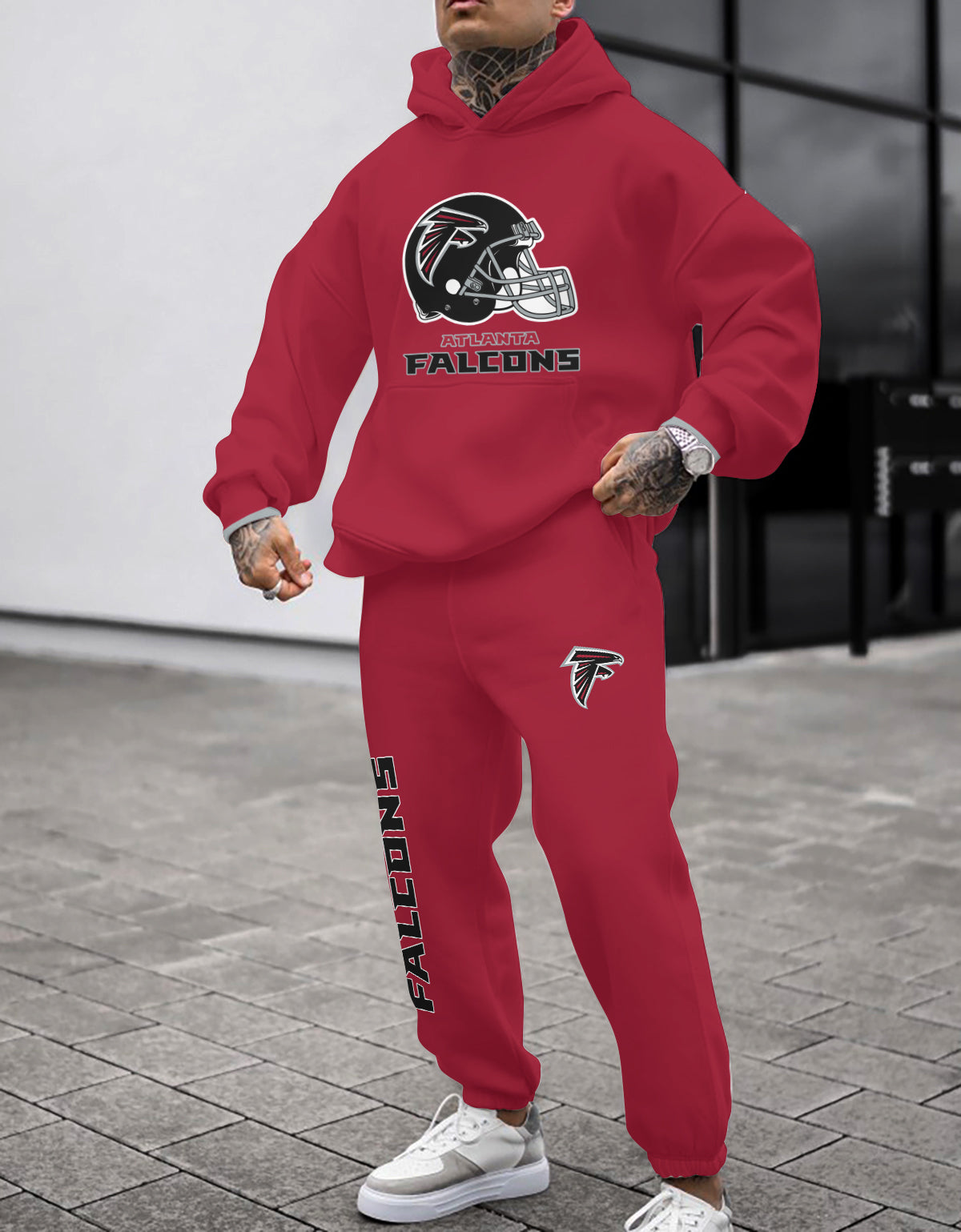 Atlanta Falcons 3D Printed Pullover Hoodie And Sweatpant 2pcs Tracksuits